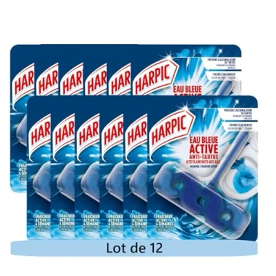 Image de Harpic Bloc WC Color Power Eau Bleue lot de 12