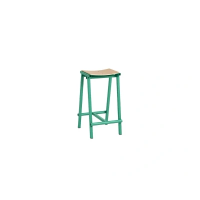 Image de HAY Taburete 8 Bar Stool Low Soft Jade