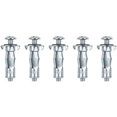 Image de Chevilles en métal à expansion KREATOR M4 x 21mm Lot de 5 Fixation sécurisée Applications polyvalentes