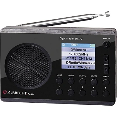 Image de Albrecht 27370 Radio portable Noir
