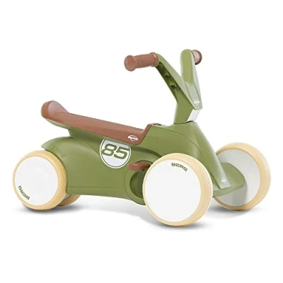 Image de BERG GO² Porteur 2 en 1 rétro Vert, et draisienne pour Enfant avec pédales rabattables, gokart à pédale, Jouet adapté aux Enfants âgés de 10 30 Mois 24.50.08.00
