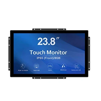 Image de GreenTouch 23,8 Pouces 10 Points Moniteur à écran Tactile PCAP Cadre Ouvert Écran Industriel 16: 9 TFT LCD