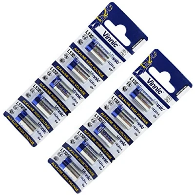 Image de Vinnic Lot de 10 piles alcalines 476A/4LR44/A544/V403PX/PX28A 6 V