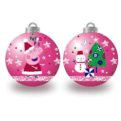 Image de ARDITEX EONE Peppa Pig PP14017 Lot de 6 Boules Noël Diamètre 8 cm