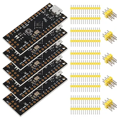 Image de AITRIP Lot de 5 cartes développement MH Tiny ATTINY88 16 MHz/Digispark ATTINY85 mises à niveau compatibles avec Arduino IDE 1.0+ (OSX/Win/Linux)