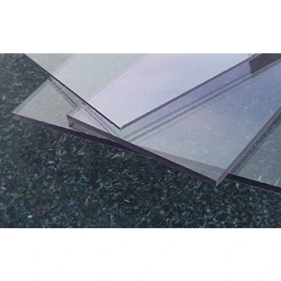 Image de Plaque Polycarbonate UV différentes Tailles, épaisseurs, transparente (2 20 mm) PC incolore large sélection alt intech® (1000 x 600 mm, 12