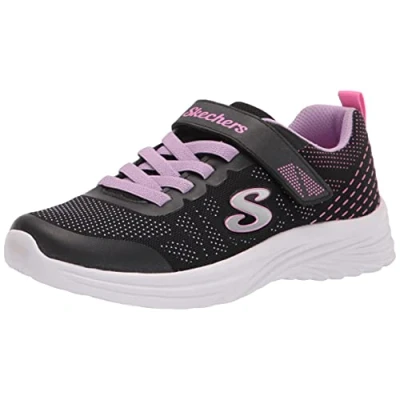 Image de Skechers Fille Dreamy Dancer Radiant Rogue, Bordure Multicolore en Maille Lavande Noire, 32 EU