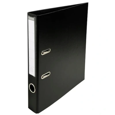 Image de Exacompta Réf. 53541E Carton de 10 classeurs à levier A4 Prem&#039;Touch Dos 50 mm Mécanique 55 Dimensions extérieures : 32 x 29 5 cm Format classer Noir