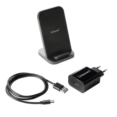 Image de Intenso Chargeur à induction Stand BSA2 7410620 Sorties standard Qi noir