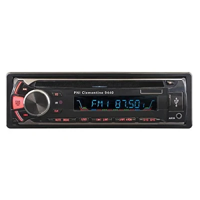 Image de PNI Autoradio DVD Clementine 9440, Stéréo 1 Din, Récepteur Audio Bluetooth Unité Principale Lecteur CD avec Radio FM, Télécommande et Cable iOS, Prise en Charge des Formats MP3/USB/SD/AUX/FM/iPod