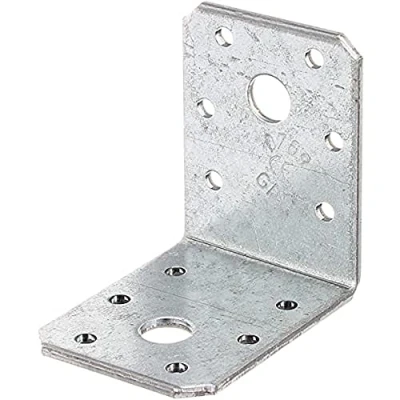Image de Alberts 846794 Équerre d&#039;assemblage galvanisée Sendzimir 60 x 45 mm kit de 50