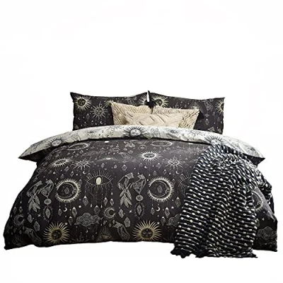 Image de furn. Ensemble de Housse Couette Constellation, Polycoton, Multicolore, King