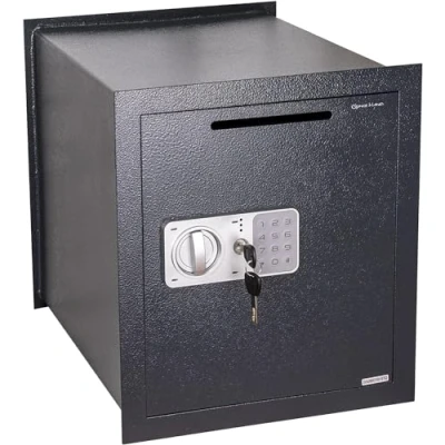 Image de Genie Hand Coffre Fort De Dépôt Mural à Encastrer Électronique avec Code et Clè pour la Maison, B Class Serrure, Anti Bounce System Fente Pêche