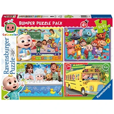 Image de Ravensburger Cocomelon Puzzle 4 x 42 Bumper Pack, Âge recommandé +, 05221 9, Multicolore