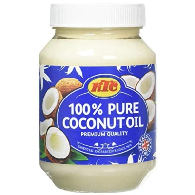 Image de KTC Lot de 2 bouteilles d&#039;huile noix coco 500 ml