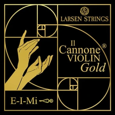 Image de LARSEN STRINGS Cordes pour violon Il CANNONE Gold E Soloist Acier au carbone