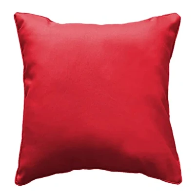 Image de Douceur d&#039;Intérieur COUSSIN 60X60 POLYESTER UNI ESSENTIEL ROUGE, Env. : 100% Int Fibres Divers, 60 x CM