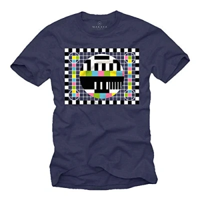 Image de T Shirt Geek Homme Image DE Test Humour Theory Bleu L