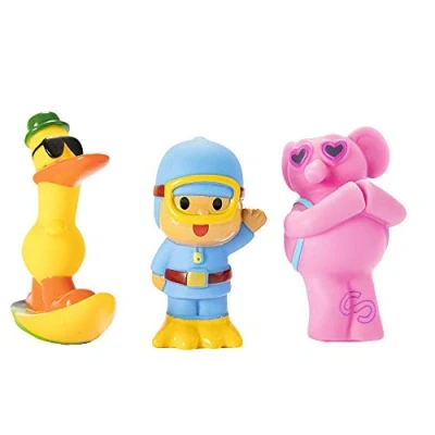 Image de BANDAI TO77200 Pocoyo l&#039;eau avec Pocoyó (Lot de 3 Figurines Bain), TO77200, No Color, S