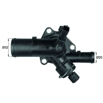 Image de MAHLE ORIGINAL TM 39 108 Thermostat d&#039;eau avec joint d&#039;étanchéite RENAULT: CLIO 3, Modus / Grand Modus, TWINGO 2