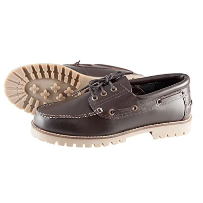Image de PFIFF Freizeitschuhe Canvas Lederschuhe Chaussures Femme, Marron, 40