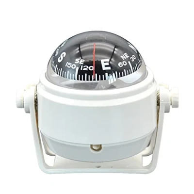 Image de 1 Ensemble Boussole de Bateau boussoles Marines Outils Navigation Outil pour l&#039;extérieur, Blanche