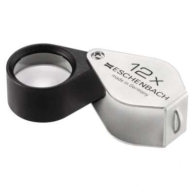 Image de Loupe de précision, Pliable, Facteur grossissement 12x, Diamètre l&#039;objectif Ø 15 mm.