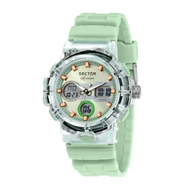 Image de Sector No Limits Montre Homme, Digitale, Bracelet Plastique, Boîtier 43 mm, Collection EX 46, Cadeau pour Homme R3251242502