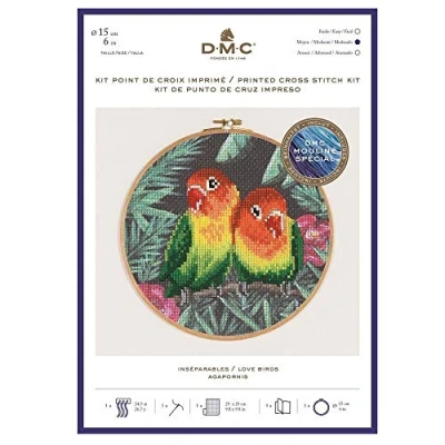 Image de DMC Kit point de croix motif inséparables
