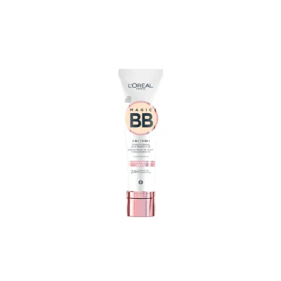 Image de L&#039;Oréal Paris BB Crème C&#039;est Magic Perfecteur de Teint 5 en 1 Teintée Hydratante 24H Tous Types Peaux Couvrance Légère et Naturelle SPF 11 Teinte : Très Clair (01) 30 ml