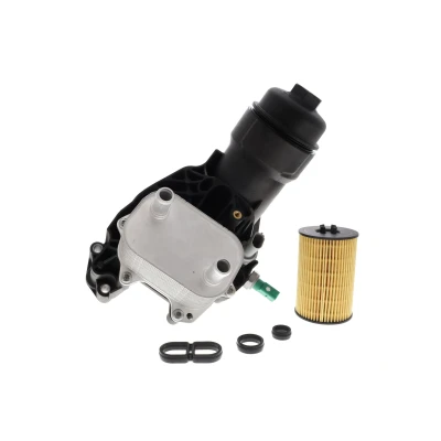Image de VEMO V15 60 6096 Radiateur d&#039;Huile avec boîtier de filtre à huile, joints filtre, pressostat AUDI: A4 B9 Avant
