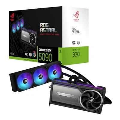 Image de ASUS ROG Astral LC RTX5090 O32G GAMING NVIDIA GeForce RTX 5090 32 Go GDDR7 Neuf