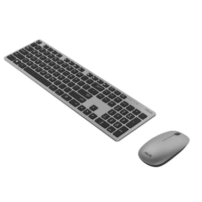 Image de ASUS W5000 clavier Souris incluse RF sans fil AZERTY Français Noir, Gris Neuf