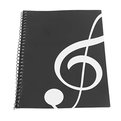 Image de 50 pages Cahier de manuscrit notation musicale, musique ( note noire)