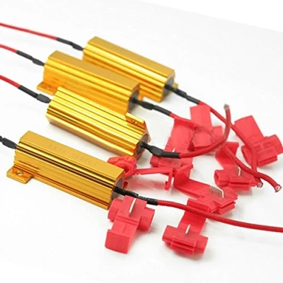 Image de Mintice 4 Pièces Résistance de Charge pour Clignotant LED SMD 12V 50W 6ohms Convient Phare Feux Brouillard Décodeur Voiture et Camion