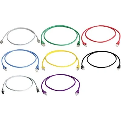 Image de Cordon de raccordement CAT 6a TELEGARTNER 1.5m SFTP, PiMF Vert