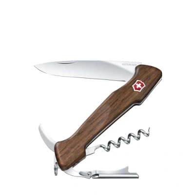 Image de Victorinox Wine Master, Couteau de Poche Suisse, Multitool, 6 Fonctions, Ouvre Boite, Tire Bouchon, Bois
