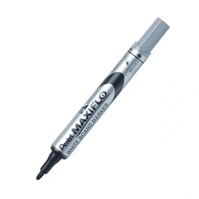 Image de Pentel Maxiflo Green Label Marqueur pour Tableau Blanc à Pointe conique Noir