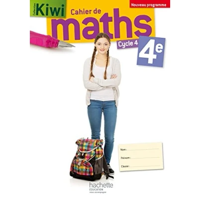 Image de Cahier de maths Kiwi cycle 4 / 4e éd. 2016