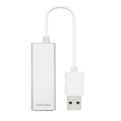 Image de NANOCABLE 10.03.0401 Adaptateur Ethernet USB 3.0 (Gigabit 10/100/1000 Mbps)