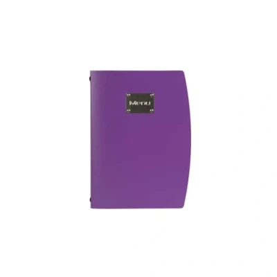 Image de Securit protège menu Rio violet A4