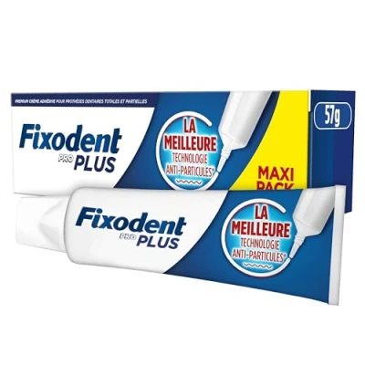 Image de Fixodent Pro Plus Barrière Anti Particules Goût Neutre