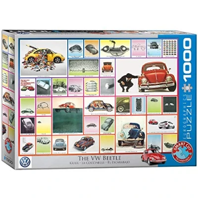 Image de Eurographics VW Beetle Puzzle pour enfants, Taille: One Size, Multicoloured