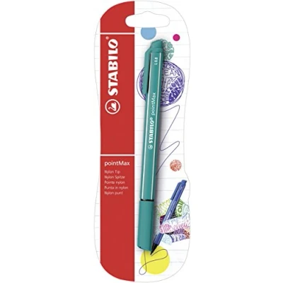 Image de stylo feutre STABILO pointMax blister x 1 pointe moyenne turquoise