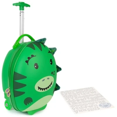 Image de boppi Valise Enfant roulettes Tiny Trekker Garcon &amp; Fille Convient comme Bagage Cabine 17 L Motif Dinosaure