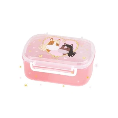 Image de Sigikid Pony Love 25270 Boîte à déjeuner Avec insert Sans BPA Sûre et légère fermeture étrier Pour le déjeuner, petit la maternelle enfants partir de 2 ans