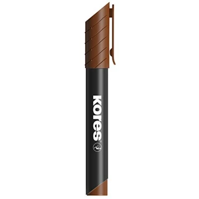 Image de Kores M20938 Xp1 Marqueur permanent à pointe ogive 3 mm Marron