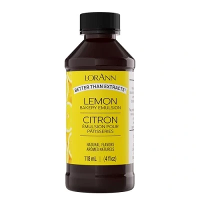 Image de Lorann Oils Bakery Emulsions arôme Naturel et Artificiel 113,4 g Citron, Autre, Multicolore, 6,82 x 13,43 cm