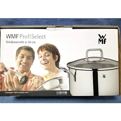 Image de WMF 0741026291 16 cm Saucepan Stainless en Acier, Convient pour Tous Les Types de plaques Cuisson, Argent