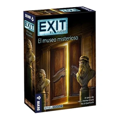 Image de Devir Exit: Le Musée Mystérieux, Jeu de Société en Espagnol, avec des Amis, Escape Room, Jeux Mystère, Adulte (BGEXIT10)